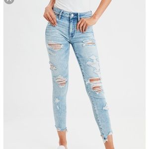American eagle ripped jeans